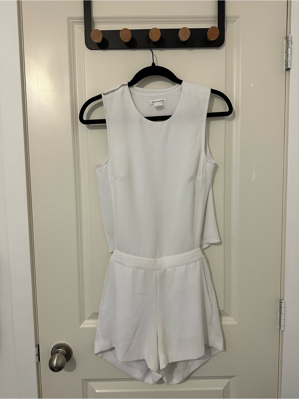 Club Monaco White Sleeveless Romper